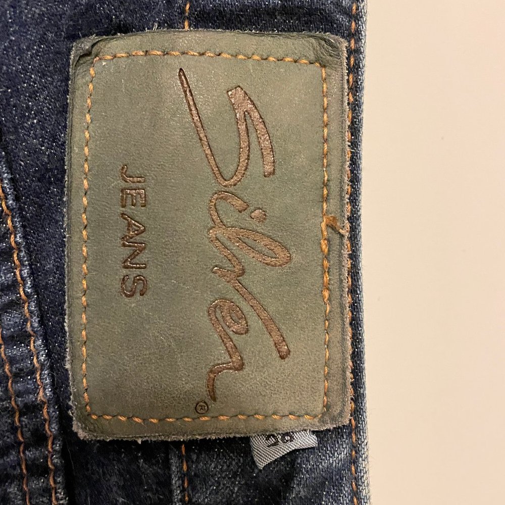 Vintage Silver Women's Hidden Button Fly Jeans